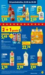 Gazetka promocyjna Lidl - Gazetka ważna od 24.08 do 26.08 - Gazetka - ważna od 26.08 do 26.08.2026 - strona 73 - produkty: Dawtona, Sok, Gra, Napój energetyczny, Lemoniada, Schweppes, Napój gazowany, Tymbark, Sok pomidorowy, Napój niegazowany, Arbuz, Napój, Mięta