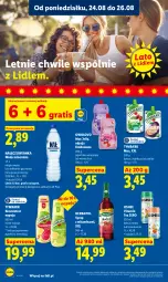 Gazetka promocyjna Lidl - Gazetka ważna od 24.08 do 26.08 - Gazetka - ważna od 26.08 do 26.08.2026 - strona 74 - produkty: Nałęczowianka, Mus, Gra, Kaktus, Tymbark, Syrop, Oshee, Woda mineralna, Woda, Wino, Mięta, Herbapol, Liczi