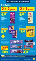 Gazetka promocyjna Lidl - Gazetka ważna od 24.08 do 26.08 - Gazetka - ważna od 26.08 do 26.08.2026 - strona 83 - produkty: Gra, Snickers, Czekolada mleczna, Czekolada, Baton, Kakao, Milka