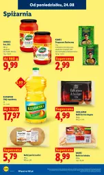 Gazetka promocyjna Lidl - Gazetka ważna od 24.08 do 26.08 - Gazetka - ważna od 26.08 do 26.08.2026 - strona 86 - produkty: Kujawski, Sos, Hot dog, Rust, Kosz, Spaghetti, Olej rzepakowy, Bułki do hot dogów, Grill, Kamis, Olej, Kebab