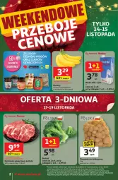 Gazetka promocyjna Auchan - Gazetka Święta jak babcię kocham Supermarket Auchan - Gazetka - ważna od 19.11 do 19.11.2025 - strona 2 - produkty: Banany, Gra, Karkówka wieprzowa, Dżem, Kotlet, Mleko