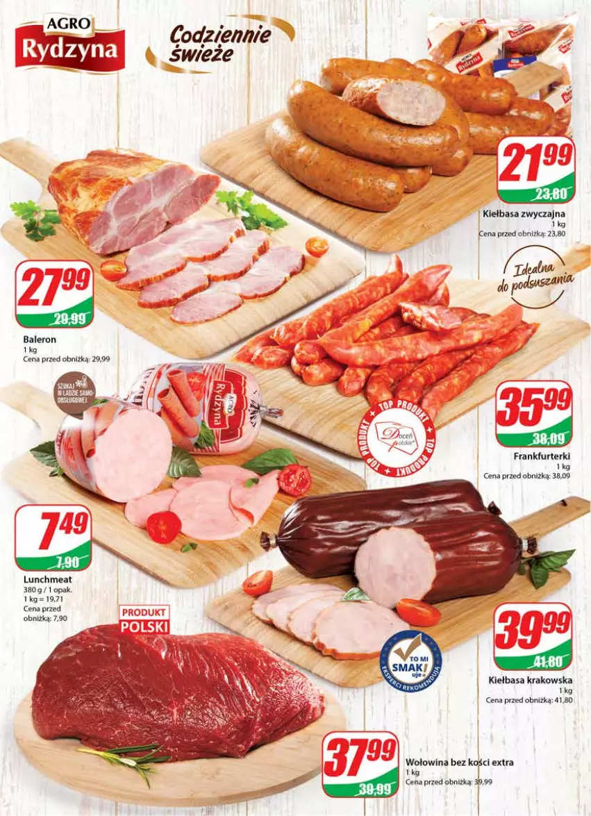 Gazetka promocyjna Dino - Gazetka 39 - ważna 27.09 do 03.10.2023 - strona 10 - produkty: Frankfurterki, Kiełbasa, Kiełbasa krakowska