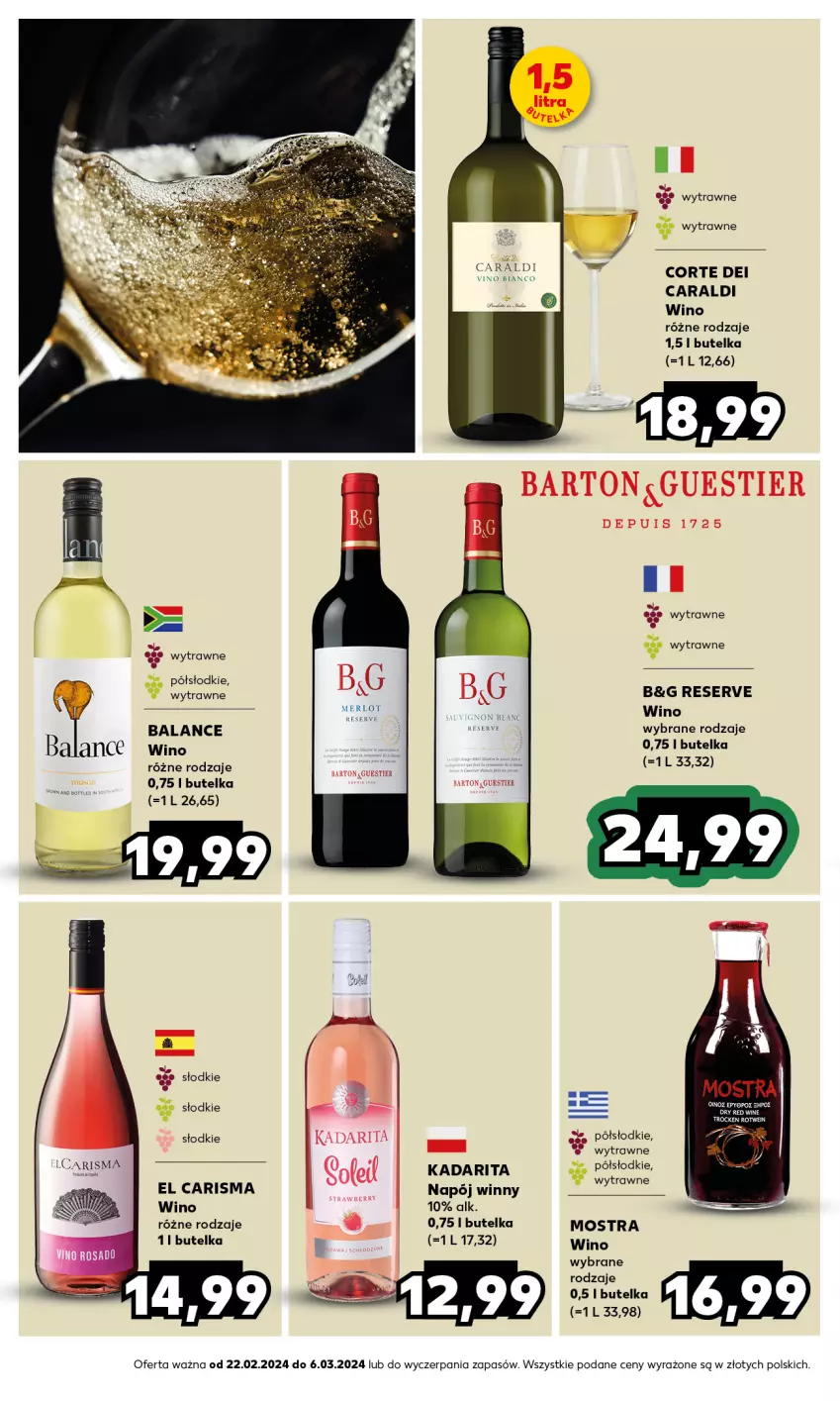 Gazetka promocyjna Kaufland - Barek Kauflandu - ważna 22.02 do 06.03.2024 - strona 10 - produkty: HP, Merlot, Napój, Ser, Wino