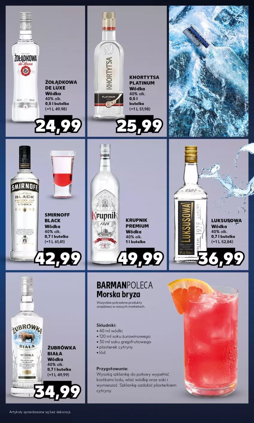 Gazetka promocyjna Kaufland - Barek Kauflandu - ważna 22.02 do 06.03.2024 - strona 3 - produkty: Bryza, Cytryny, Grejpfrut, Krupnik, Lack, Plasterki, Sok, Wino, Wódka