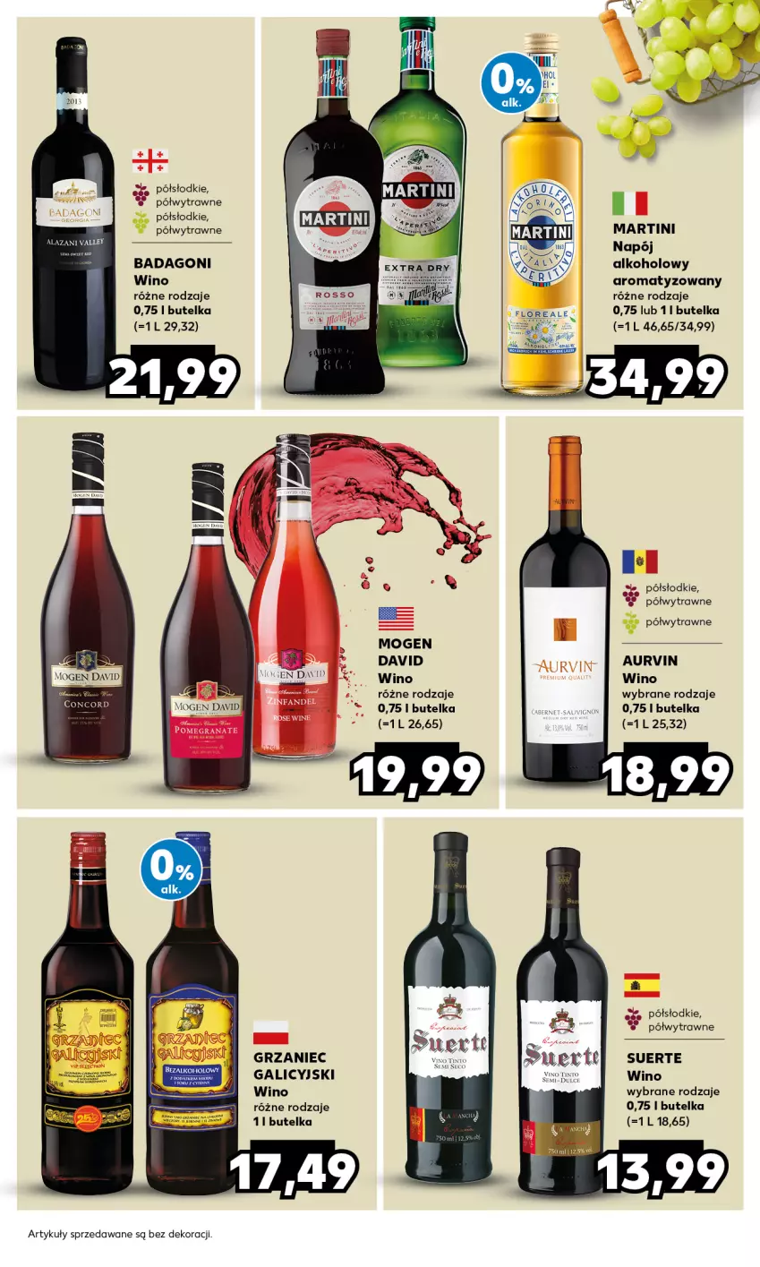 Gazetka promocyjna Kaufland - Barek Kauflandu - ważna 22.02 do 06.03.2024 - strona 9 - produkty: Grzaniec Galicyjski, Martini, Mogen David, Napój, Wino