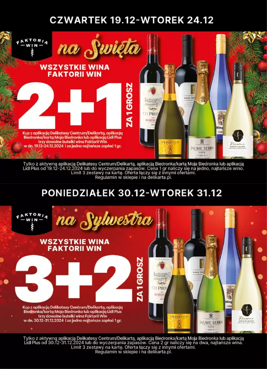 Gazetka promocyjna Delikatesy Centrum - DeliBarek DC51-DC52 - ważna 16.12 do 31.12.2024 - strona 2 - produkty: Dron, Fa, LG, Rum, Ser, Wino