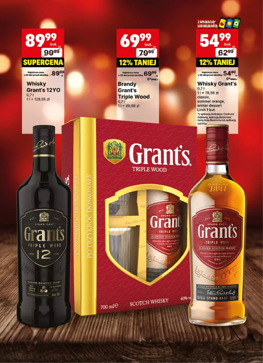 Gazetka promocyjna Delikatesy Centrum - DeliBarek DC51-DC52 - ważna 16.12 do 31.12.2024 - strona 20 - produkty: Brandy, Dron, Fa, Gra, Grant's, Rum, Ser, Whisky