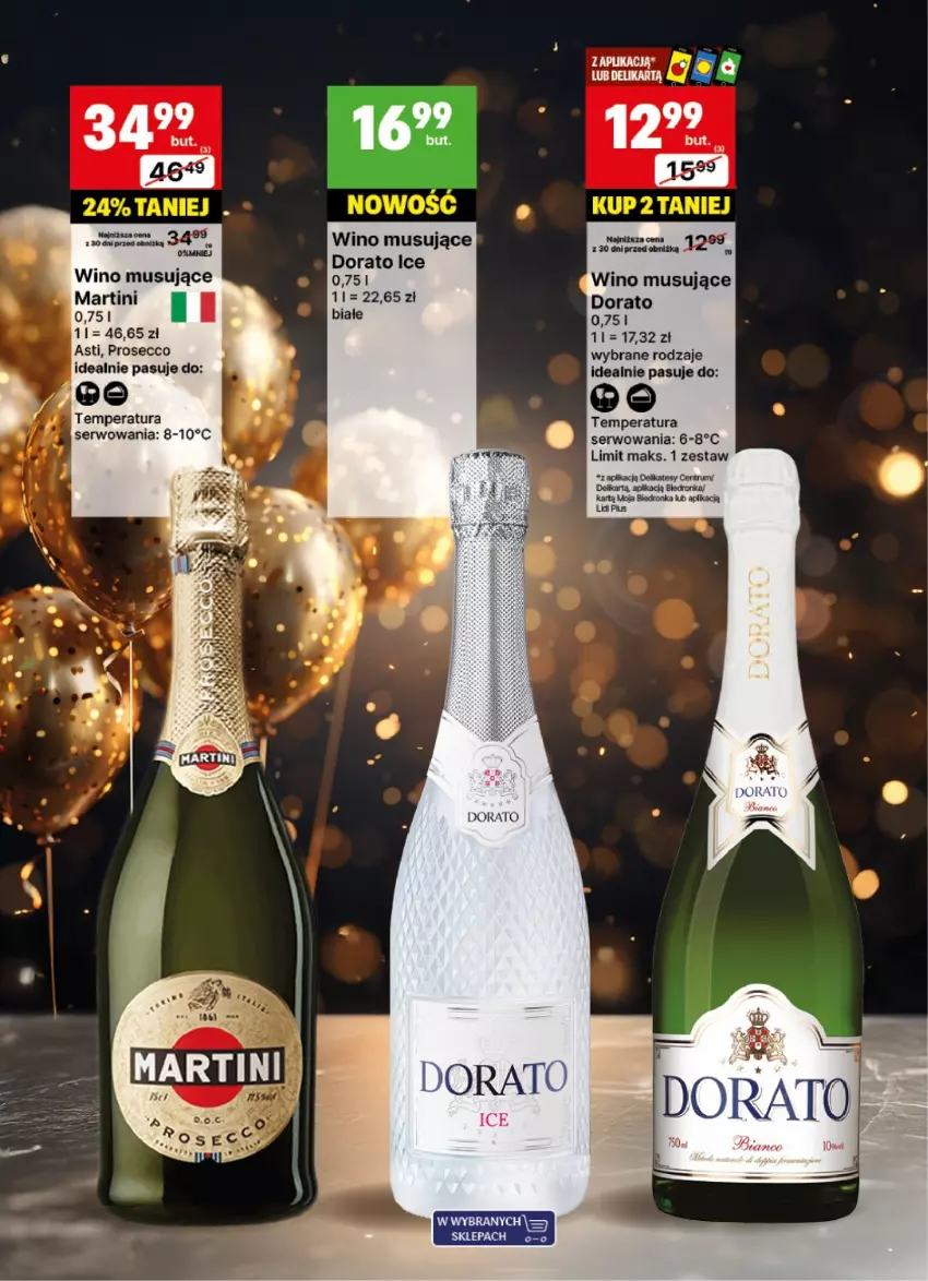 Gazetka promocyjna Delikatesy Centrum - DeliBarek DC51-DC52 - ważna 16.12 do 31.12.2024 - strona 6 - produkty: Dron, Martini, Mus, Prosecco, Rum, Ser, Wino, Wino musujące