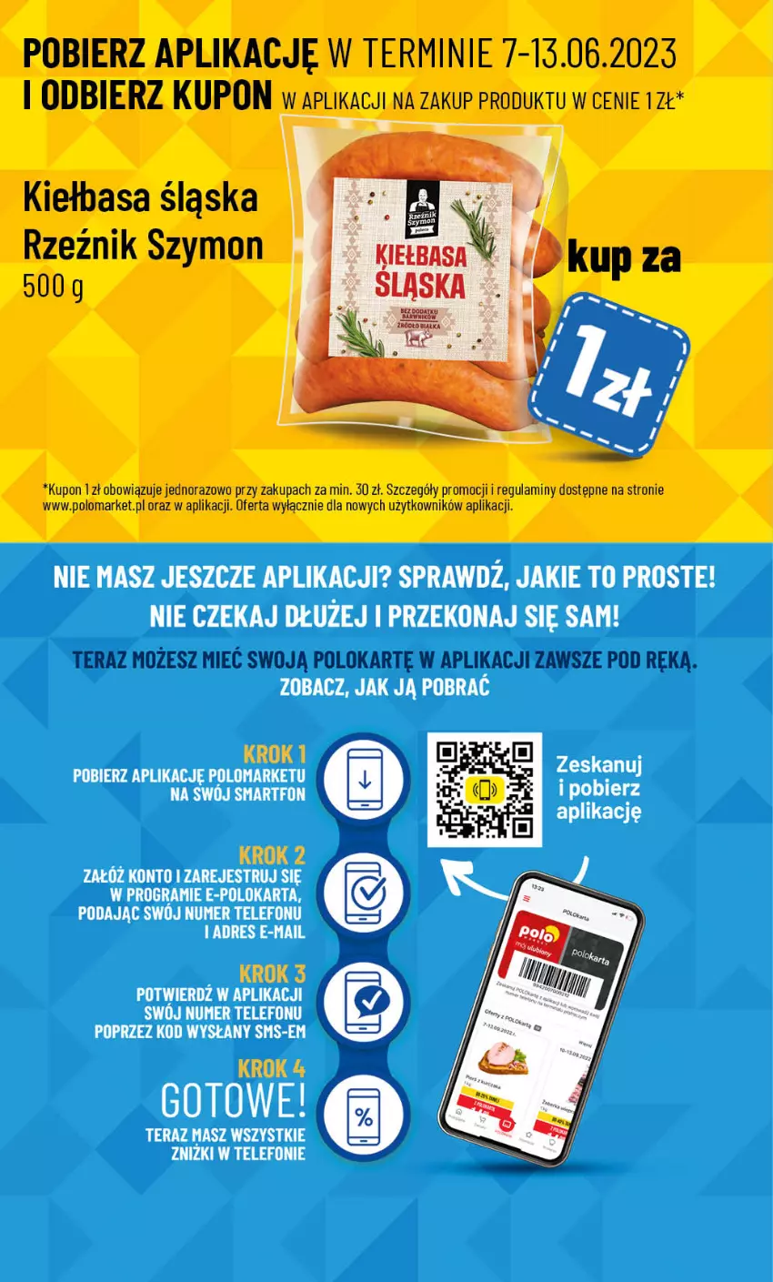 Gazetka promocyjna PoloMarket - Gazetka pomocyjna - ważna 07.06 do 13.06.2023 - strona 62 - produkty: Kiełbasa, Tera