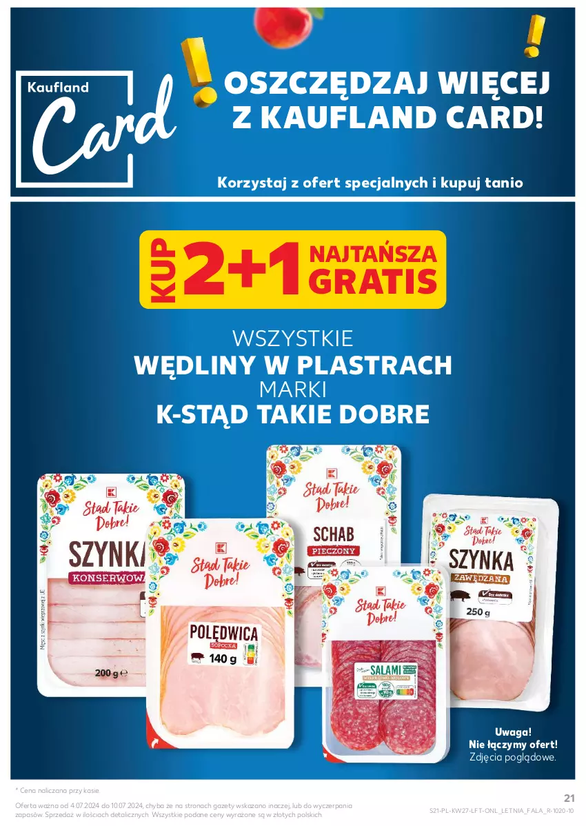 Gazetka promocyjna Kaufland - Gazetka tygodnia - ważna 04.07 do 10.07.2024 - strona 21 - produkty: Fa, Gra, Waga