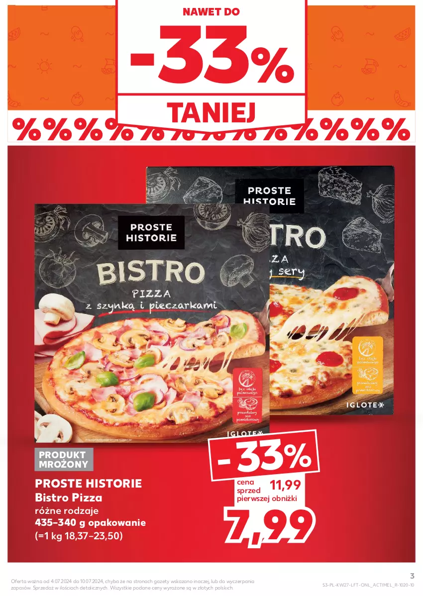 Gazetka promocyjna Kaufland - Gazetka tygodnia - ważna 04.07 do 10.07.2024 - strona 3 - produkty: Actimel, Pizza