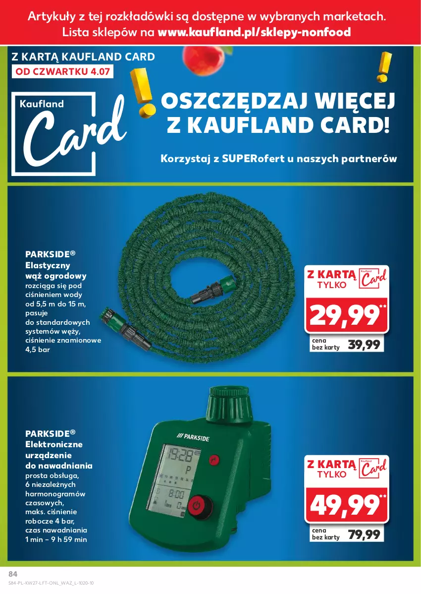 Gazetka promocyjna Kaufland - Gazetka tygodnia - ważna 04.07 do 10.07.2024 - strona 84 - produkty: Gra, Parkside