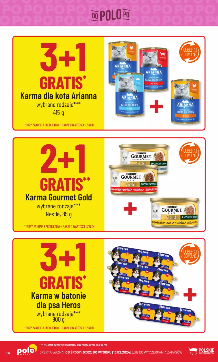 Gazetka promocyjna PoloMarket - Gazetka pomocyjna - ważna 07.02 do 13.02.2024 - strona 14 - produkty: Baton, Gourmet Gold, Gra, Nestlé