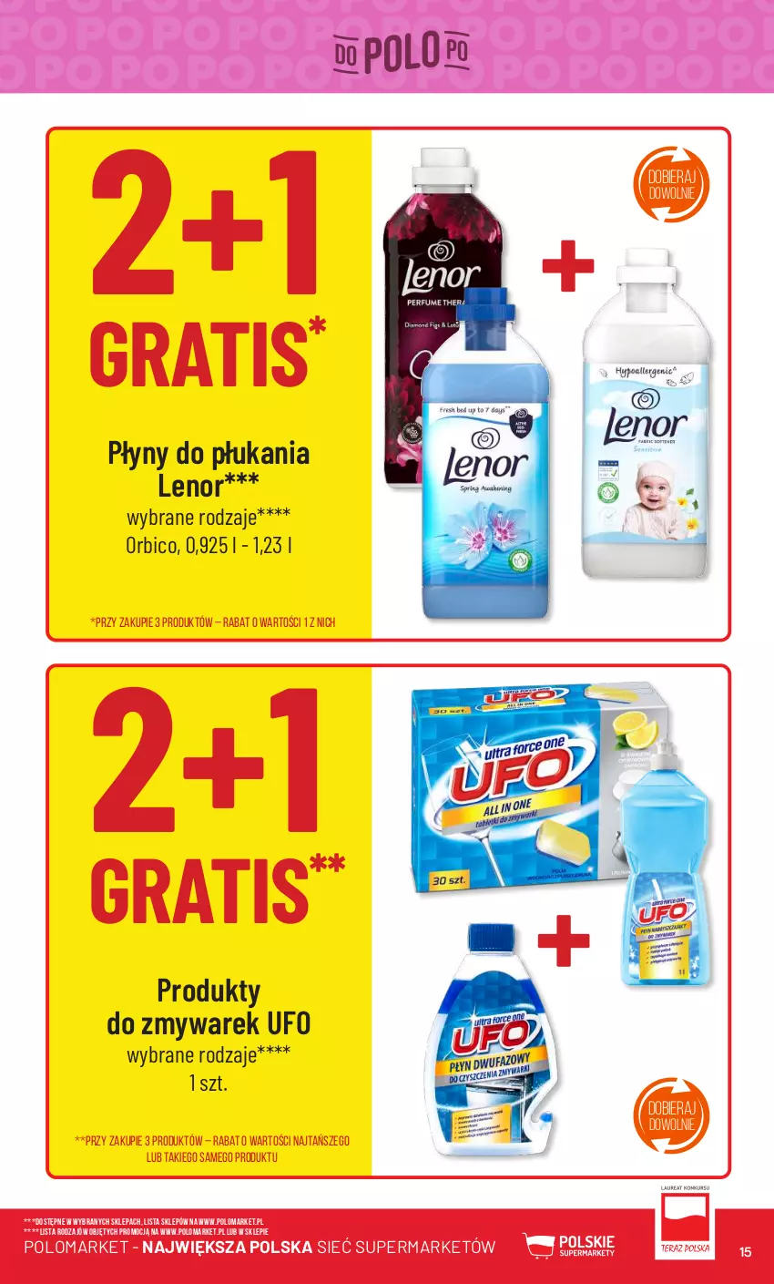 Gazetka promocyjna PoloMarket - Gazetka pomocyjna - ważna 07.02 do 13.02.2024 - strona 15 - produkty: BIC, Gra, Lenor, Produkty do zmywarek