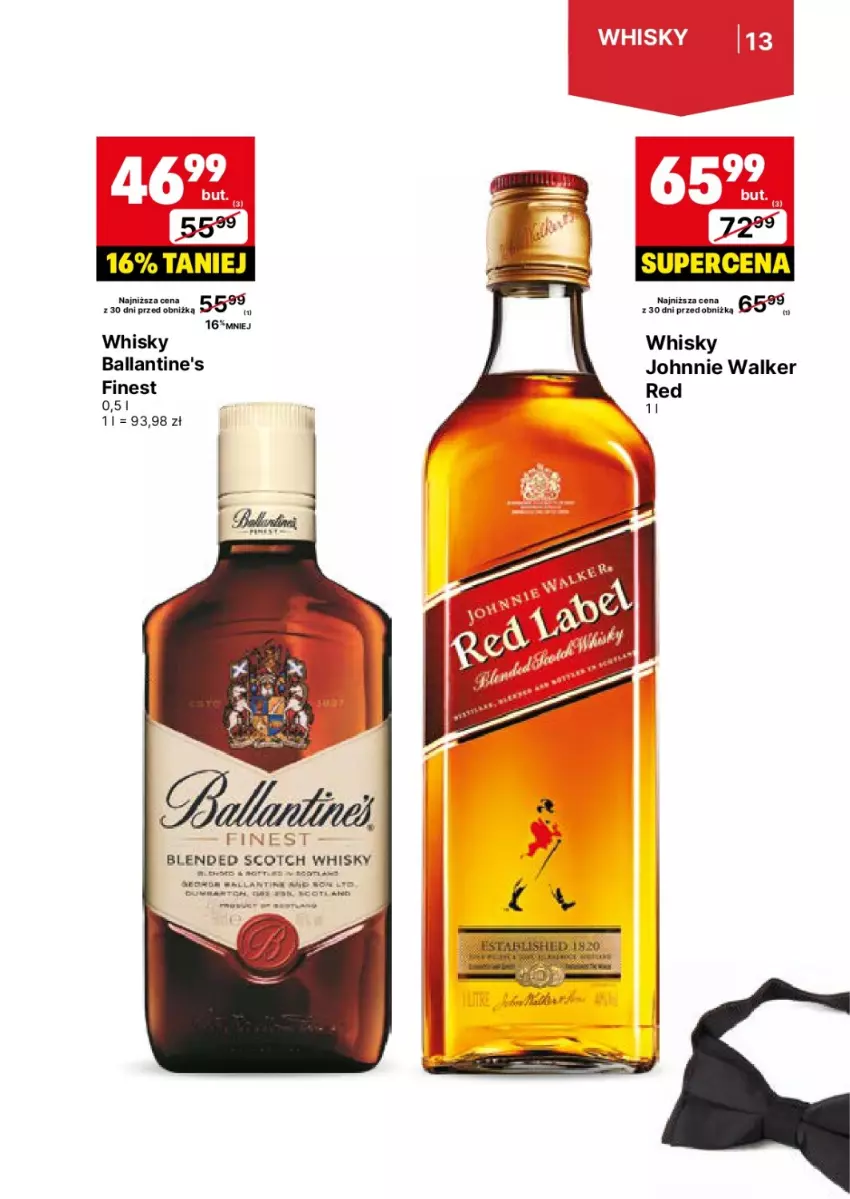 Gazetka promocyjna Delikatesy Centrum - DeliBarek DC29-DC30 - ważna 15.07 do 28.07.2024 - strona 13 - produkty: Ballantine's, Johnnie Walker, Whisky