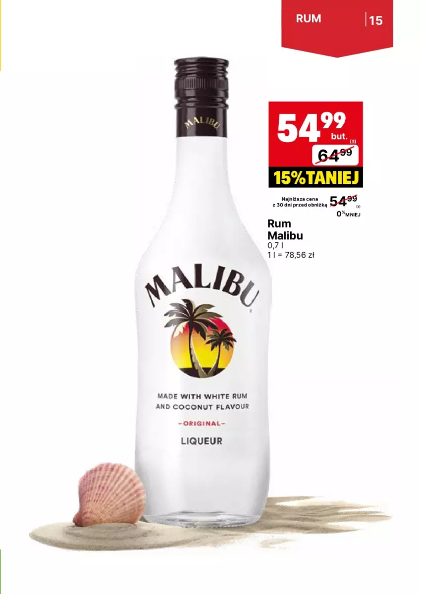 Gazetka promocyjna Delikatesy Centrum - DeliBarek DC29-DC30 - ważna 15.07 do 28.07.2024 - strona 15 - produkty: Gin, Malibu, Rum