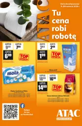 Gazetka promocyjna Auchan - Gazetka ATAC Hiper Discount - Gazetka - ważna od 28.04 do 28.04.2026 - strona 1 - produkty: Papier, Kawa mielona, Kawa, Papier toaletowy, Mola, Mleko