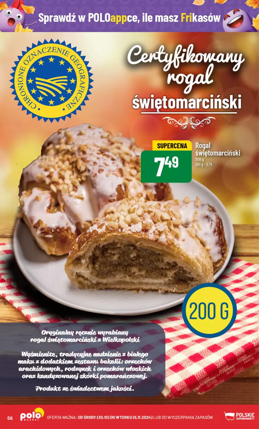 Gazetka promocyjna PoloMarket - Gazetka pomocyjna - ważna 30.10 do 05.11.2024 - strona 56 - produkty: Rogal