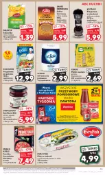 Gazetka promocyjna Kaufland - Gazetka tygodnia - Gazetka - ważna od 06.03 do 06.03.2024 - strona 45 - produkty: Dawtona, Sos, Sól, Gra, Kucharek, Evra Fish, Cukier, Kotányi, Sante, Płatki owsiane, Konfitura, Galaretka, Cenos, Cukier trzcinowy, Delecta, Waga, Groch, Gala, Olej, Przyprawa do potraw, Fa