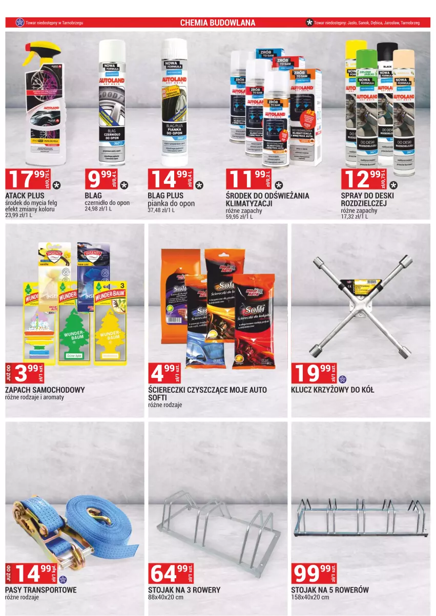 Gazetka promocyjna Merkury Market - Gazetka - ważna 01.03 do 31.03.2021 - strona 28 - produkty: BIC, Blag, Lack, LG, Moje Auto, Pianka do opon, Por, Rower, Sport, Stojak, Tran