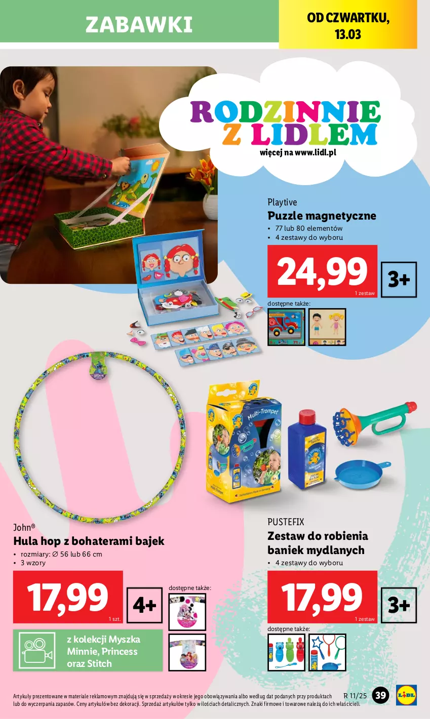 Gazetka promocyjna Lidl - GAZETKA - ważna 10.03 do 15.03.2025 - strona 41 - produkty: Minnie, Mysz, Puzzle, Tera