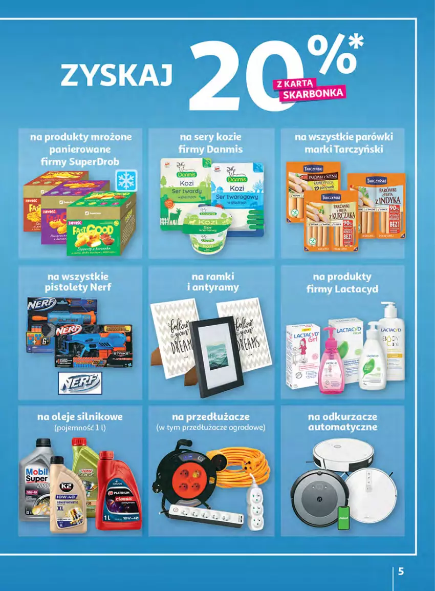 Gazetka promocyjna Auchan - Megapromocje są w cenie Hipermarkety - ważna 12.05 do 18.05.2022 - strona 5 - produkty: Odkurzacz, Odkurzacze, Olej, Produkty mrożone, Tarczyński