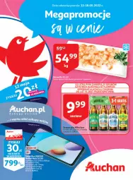 Gazetka promocyjna Auchan - Megapromocje są w cenie Hipermarkety - Gazetka - ważna od 18.05 do 18.05.2022 - strona 1 - produkty: Redmi Note, Bateria, Smartfon