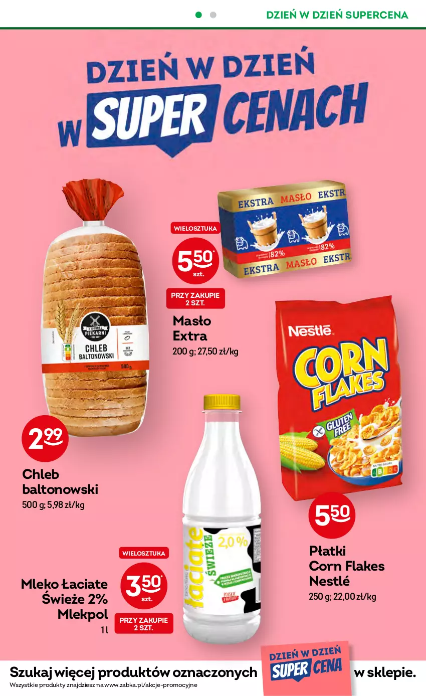 Gazetka promocyjna Żabka - ważna 10.05 do 23.05.2023 - strona 34 - produkty: Chleb, Corn flakes, Masło, Mleko, Nestlé