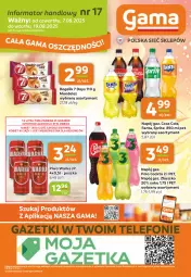 Gazetka promocyjna Gama - Gazetka Gama - Gazetka - ważna od 19.08 do 19.08.2025 - strona 12 - produkty: Piwa, Piwo, Piec, Sok, Ser, Gra, Telefon, Warka, 7 Days, Rogal, Fanta, Sprite, Napój, Fa