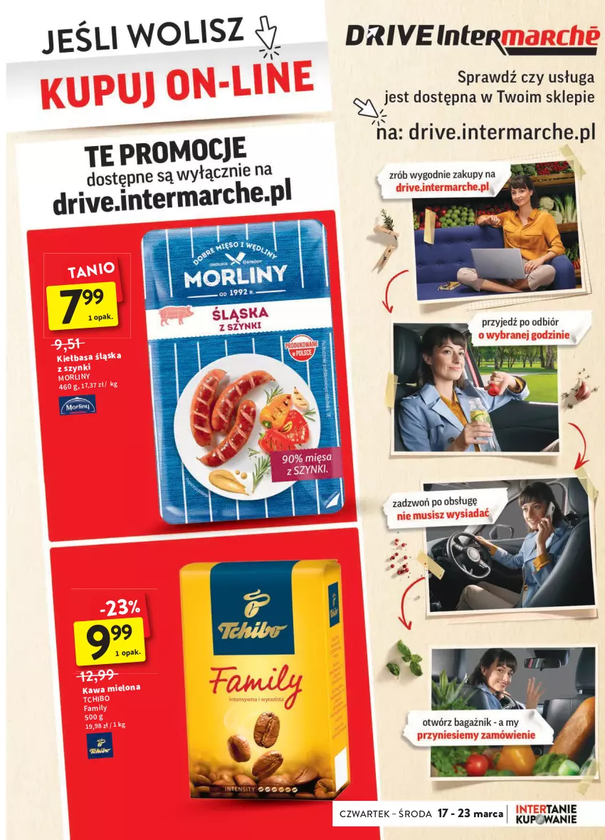 Gazetka promocyjna Intermarche - ważna 17.03 do 23.03.2022 - strona 23 - produkty: Fa, Kawa, Kawa mielona, Morliny, Tchibo, Tchibo Family