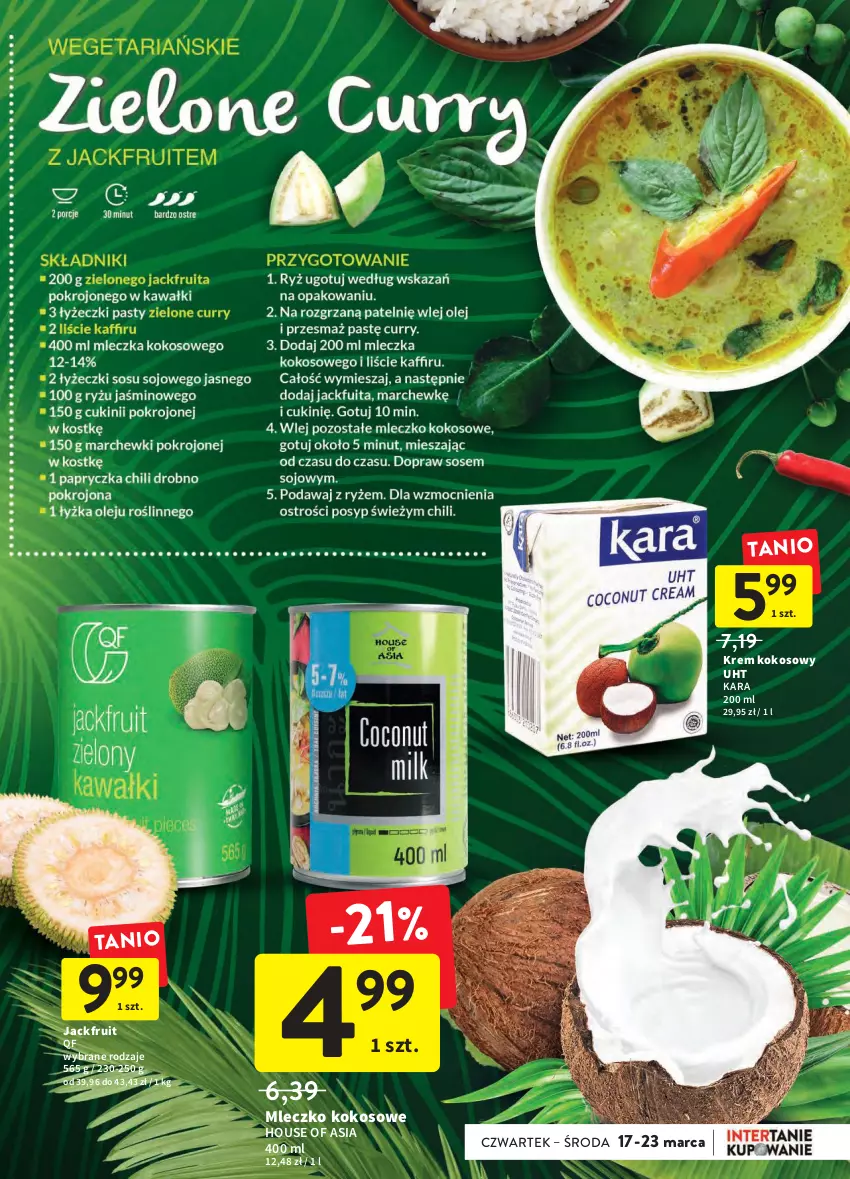 Gazetka promocyjna Intermarche - ważna 17.03 do 23.03.2022 - strona 29 - produkty: House of Asia, Kokos, Mleczko