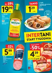 Gazetka promocyjna Intermarche - Gazetka - ważna od 23.03 do 23.03.2022 - strona 38 - produkty: Piec, Pasztecik z pieczarkami, Krakus, Sok, Gra, Sokołów, Szynka, Pieczarka, Kapuśniaczek, Monini, Kiełbasa