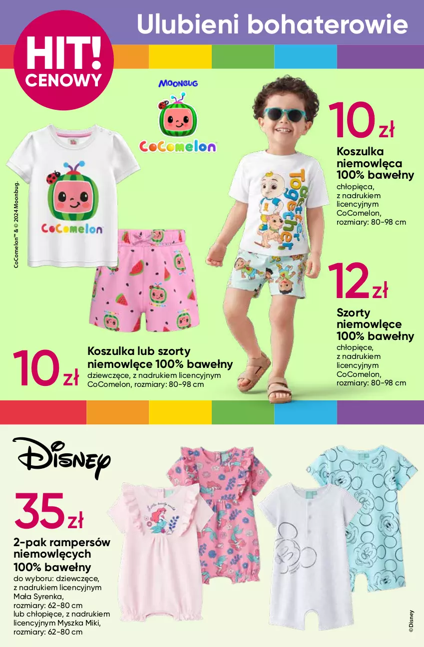 Gazetka promocyjna Pepco - Świat zabawy - ważna 23.05 do 06.06.2024 - strona 6 - produkty: Disney, Kosz, Koszulka, Melon, Mysz, Szorty