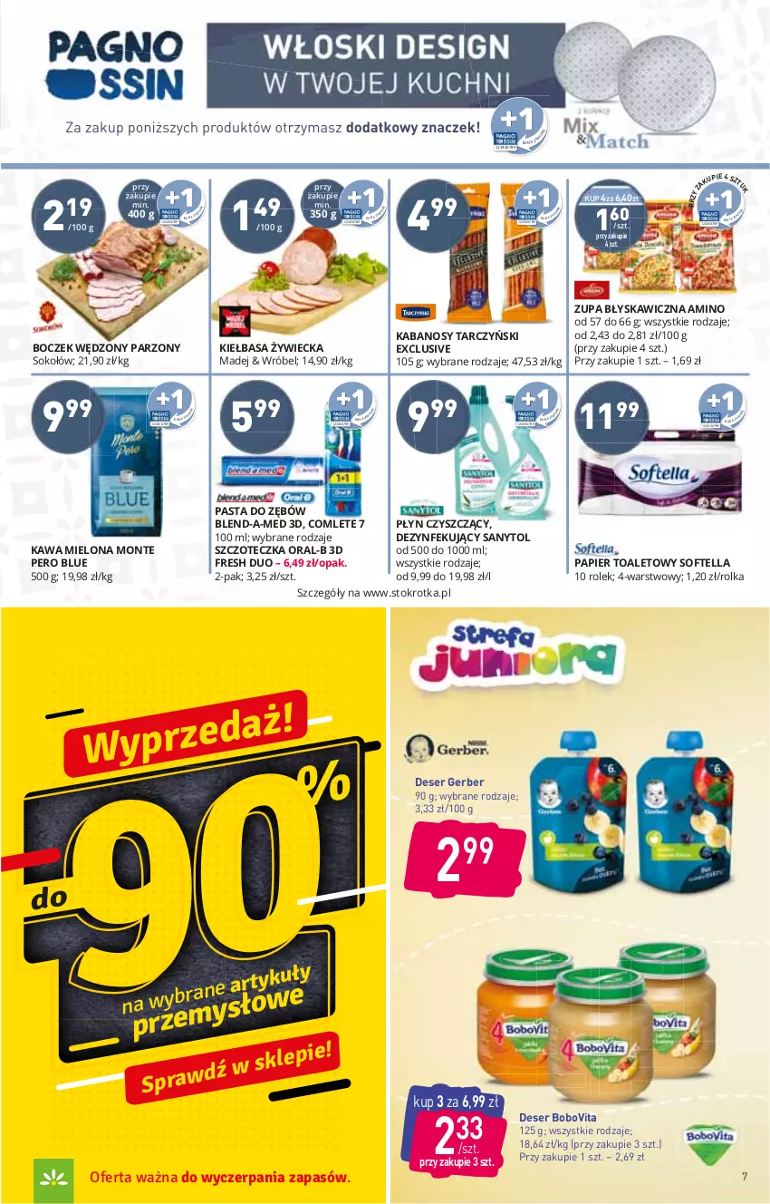 Gazetka promocyjna Stokrotka - Market - ważna 27.01 do 02.02.2022 - strona 7 - produkty: BoboVita, Deser, Gerber, Ser