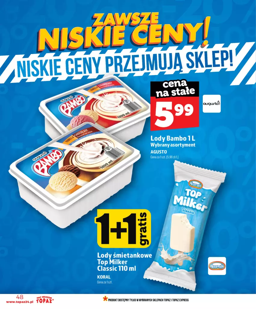 Gazetka promocyjna Topaz - Gazetka - ważna 18.06 do 24.06.2026 - strona 48 - produkty: Top