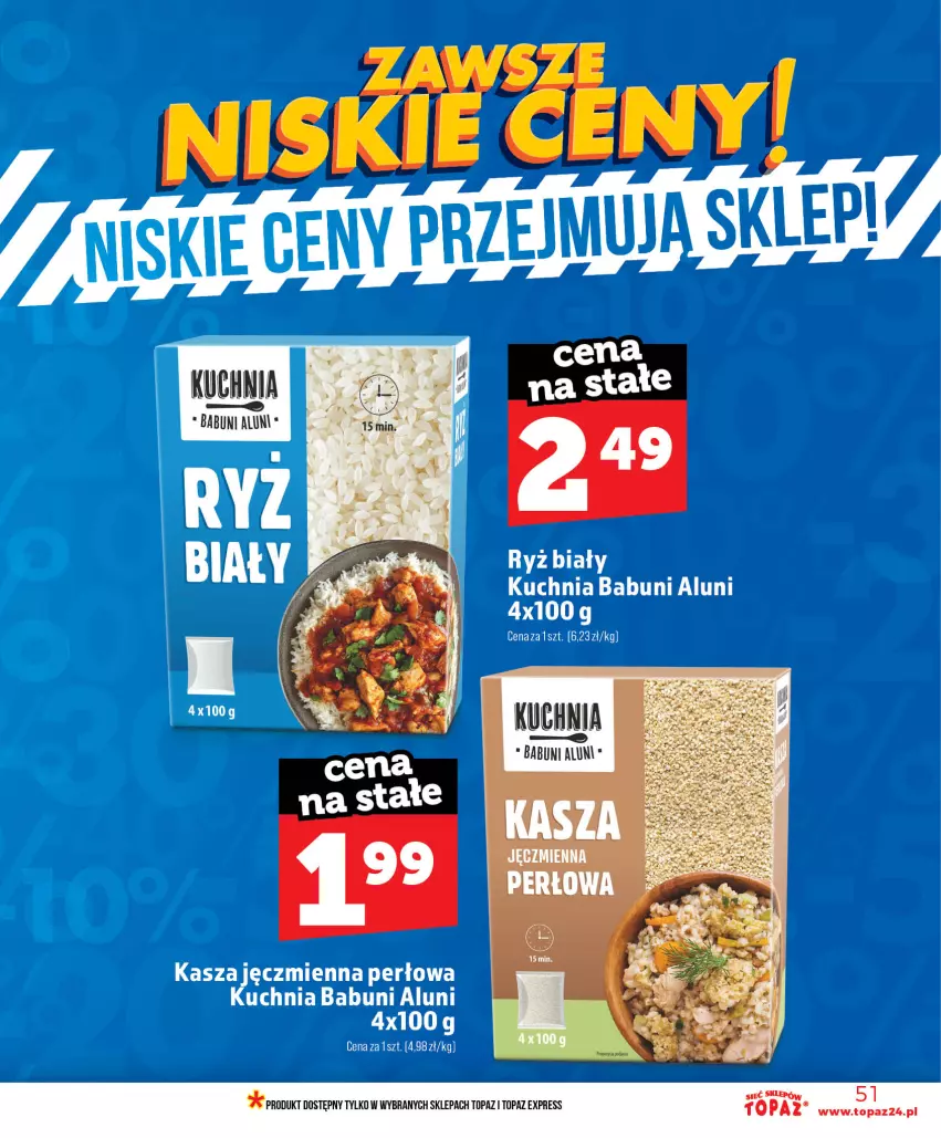 Gazetka promocyjna Topaz - Gazetka - ważna 18.06 do 24.06.2026 - strona 51 - produkty: Babuni, Kuchnia, Top