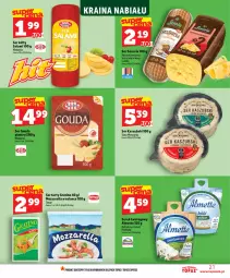 Gazetka promocyjna Topaz - Gazetka - Gazetka - ważna od 24.06 do 24.06.2026 - strona 21 - produkty: Mozzarella, Top, Ser, Gra, Salami, Czosnek, Mlekovita, Serek, Vita C, Serek twarogowy, Solan, Hochland, Gouda, Almette, Mleko