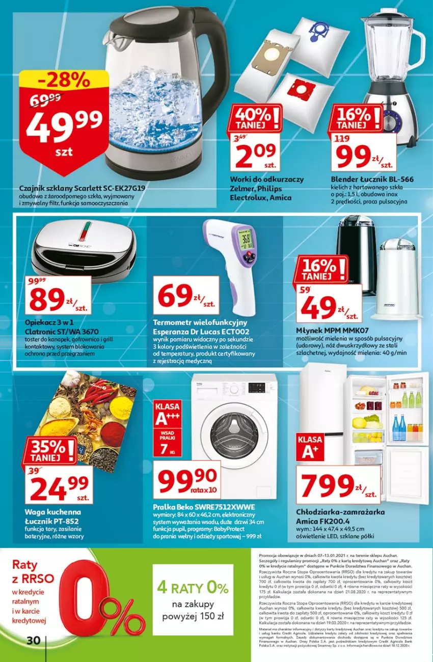 Gazetka promocyjna Auchan - Sale Hipermarkety - ważna 07.01 do 13.01.2021 - strona 30