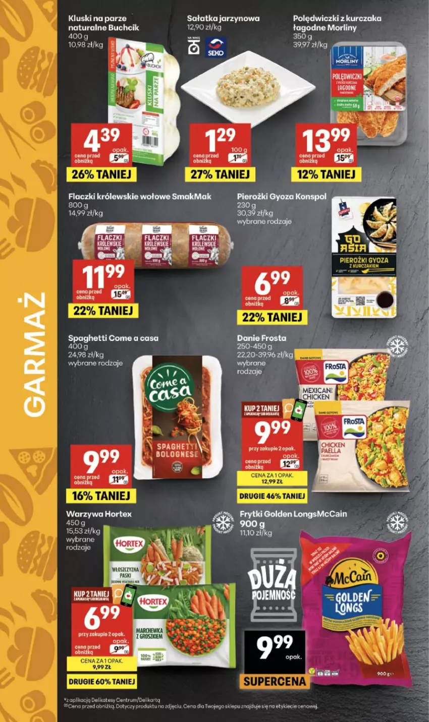 Gazetka promocyjna Delikatesy Centrum - Franczyza DC34 Czwartek - ważna 20.08 do 26.08.2026 - strona 18 - produkty: Fa, Frosta, Kluski na parze, Królewski, Kurczak, Morliny, Olej, Polędwiczki z kurczaka, Rum, Spaghetti