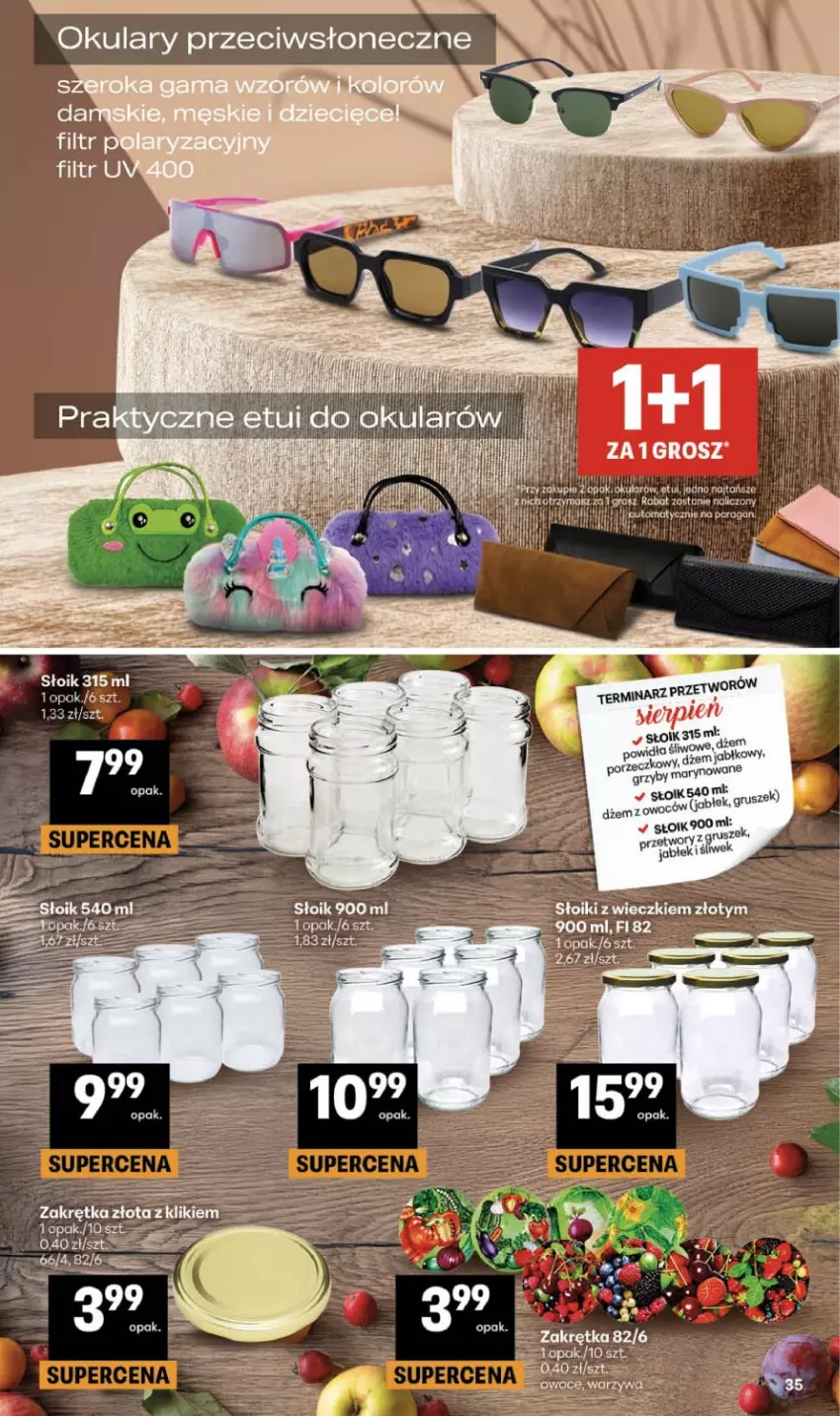 Gazetka promocyjna Delikatesy Centrum - Franczyza DC34 Czwartek - ważna 20.08 do 26.08.2026 - strona 35 - produkty: Dżem, Owoce