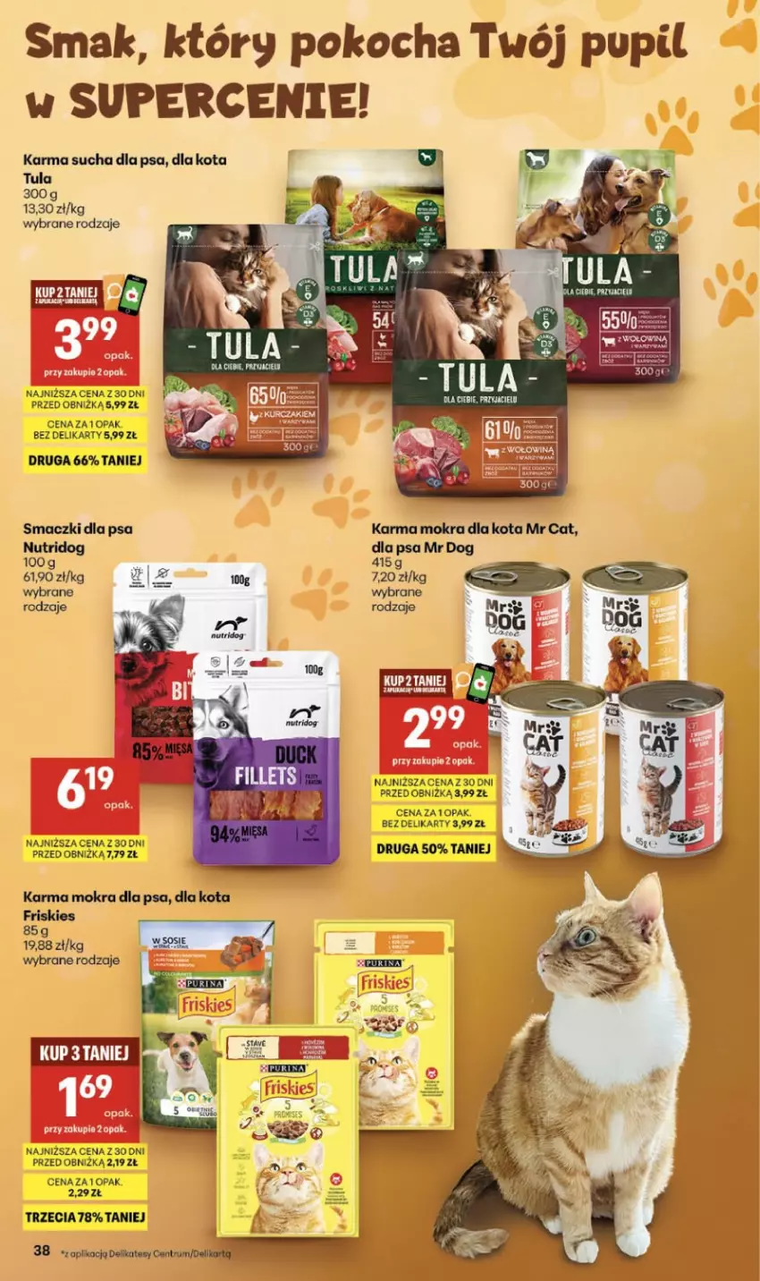 Gazetka promocyjna Delikatesy Centrum - Franczyza DC34 Czwartek - ważna 20.08 do 26.08.2026 - strona 38 - produkty: Fa, Friskies, Koc