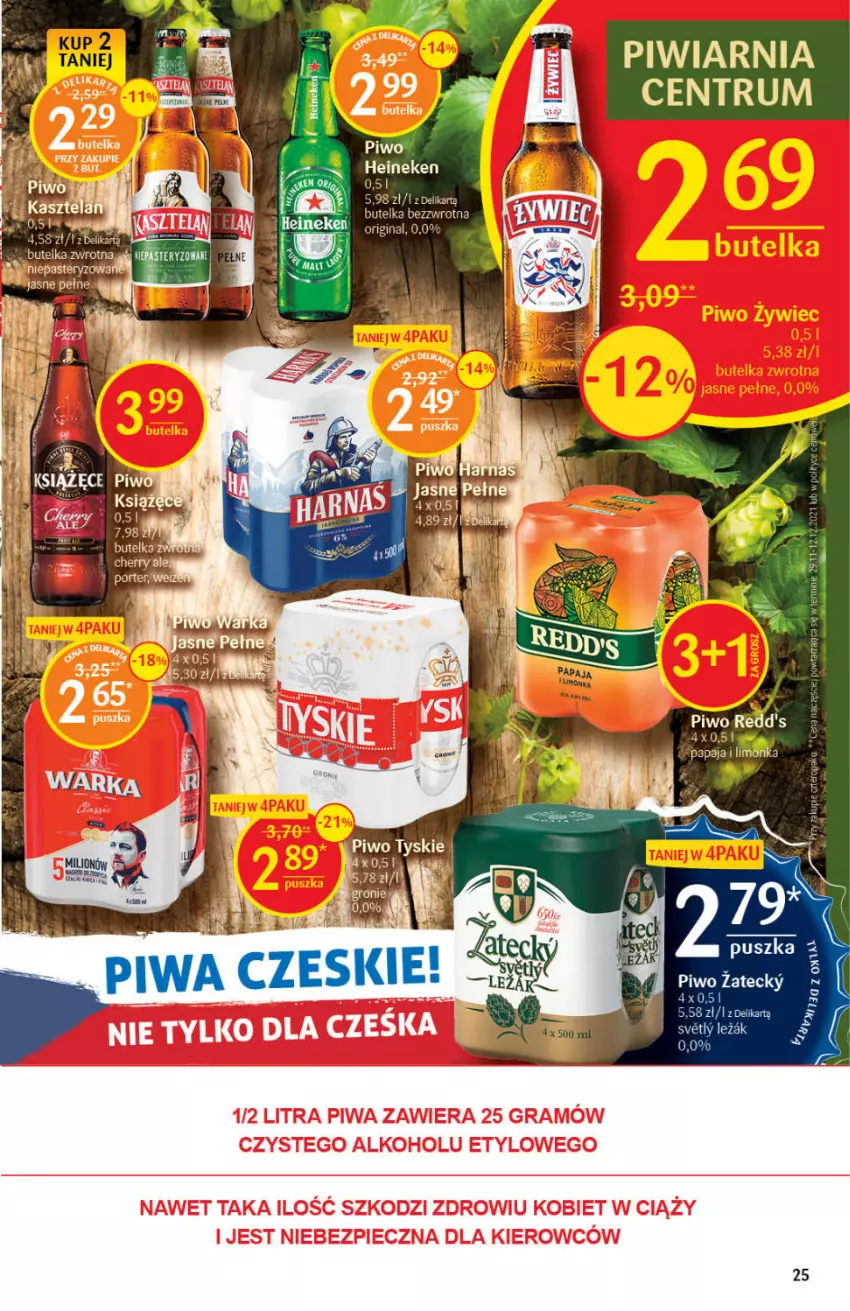 Gazetka promocyjna Delikatesy Centrum - Gazetka DC06 - ważna 10.02 do 16.02.2022 - strona 25 - produkty: Fa, Gin, Heineken, Papaja, Piwo, Tyskie