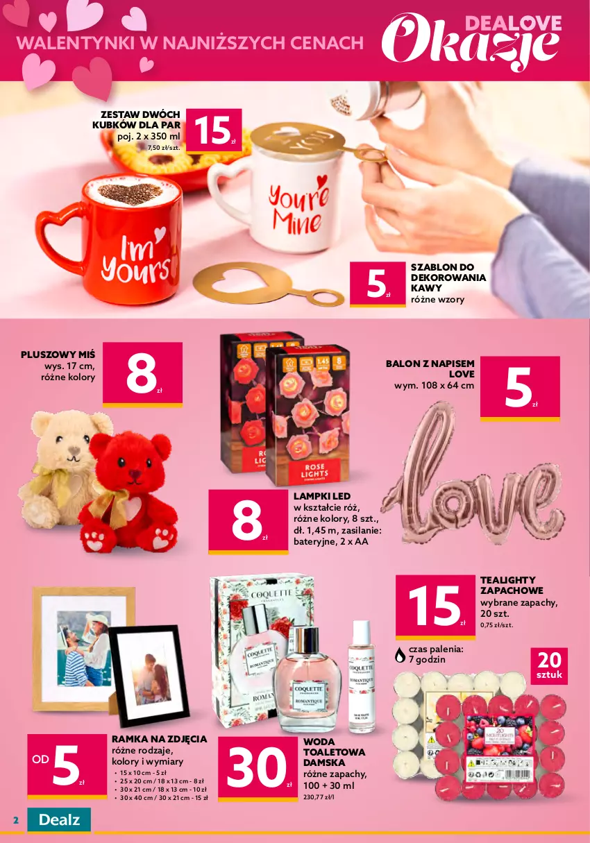 Gazetka promocyjna Dealz - NOWA GAZETKADeaLOVE okazje 💕 - ważna 08.02 do 21.02.2023 - strona 2 - produkty: Ciastka, Fa, Ferrero, Ferrero Rocher, Praliny, Raffaello, Ramka, Ser, Silan, Woda, Woda toaletowa