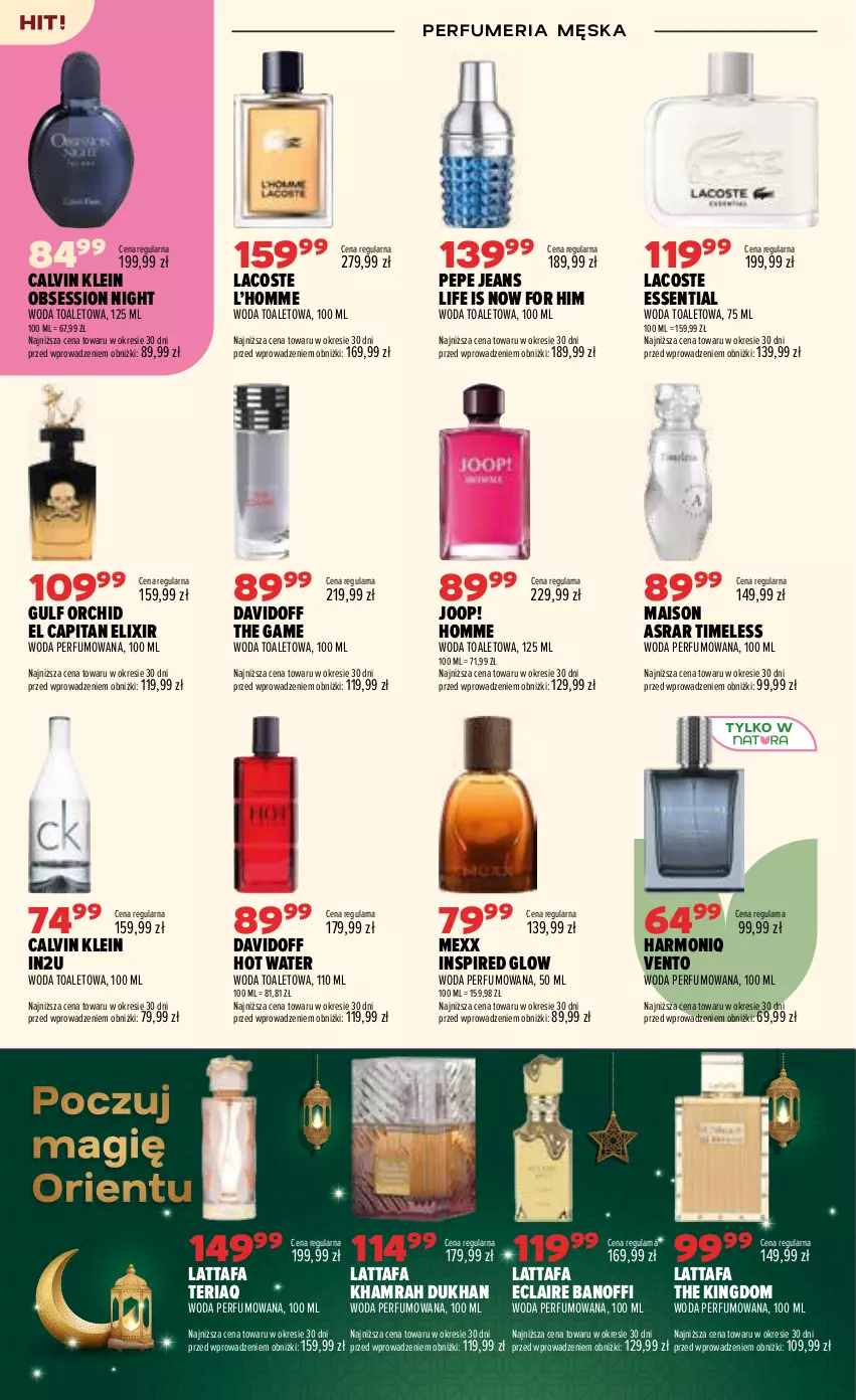 Gazetka promocyjna Drogerie Natura - Gazetka Drogerie Natura - ważna 08.09 do 21.09.2026 - strona 6 - produkty: Calvin Klein, Davidoff, Fa, JOOP!, Lacoste, Mexx, Perfum, SESSIO, Woda, Woda perfumowana, Woda toaletowa