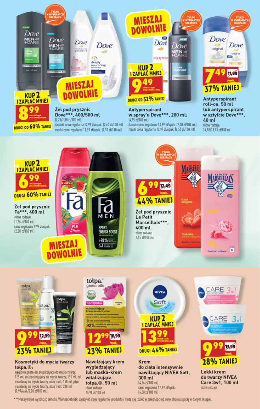 Gazetka promocyjna Biedronka - W tym tygodniu - ważna 28.06 do 03.07.2021 - strona 47 - produkty: Antyperspirant, Dove, Fa, Gala, Mars, Maska, Nivea, Regał, Sok, Tołpa