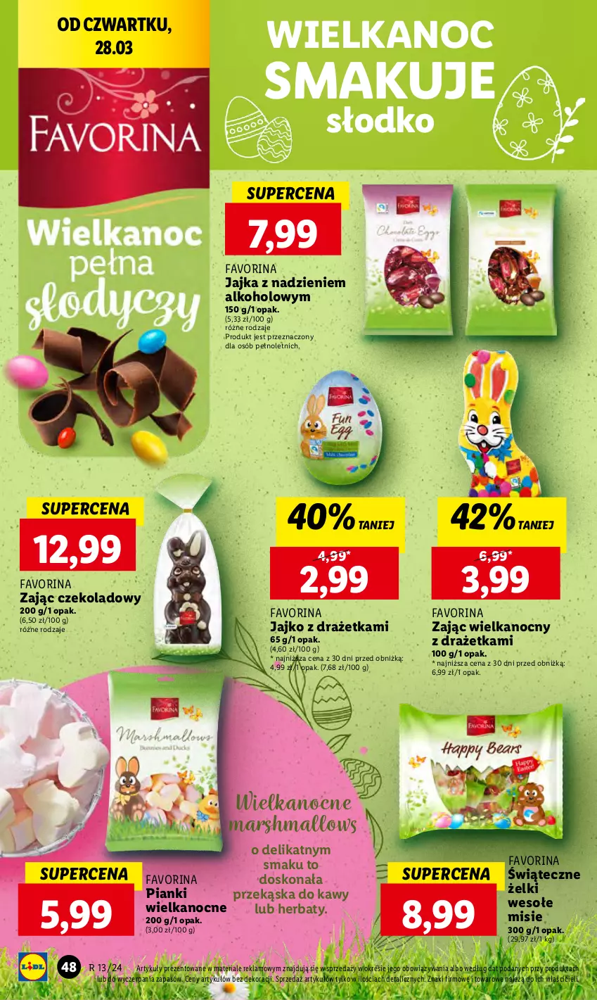 Gazetka promocyjna Lidl - GAZETKA - ważna 28.03 do 30.03.2024 - strona 56 - produkty: Fa, Mars, Marshmallows