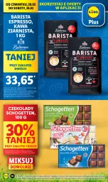 Gazetka promocyjna Lidl - GAZETKA - Gazetka - ważna od 30.03 do 30.03.2024 - strona 18 - produkty: Kawa ziarnista, Schogetten, Kawa, Olej