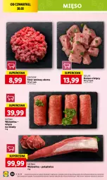 Gazetka promocyjna Lidl - GAZETKA - Gazetka - ważna od 30.03 do 30.03.2024 - strona 38 - produkty: Polędwica, Sok, Sokołów, Tatar wołowy, Wołowina, Mięso