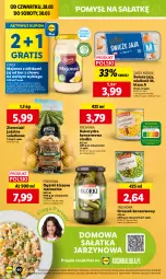 Gazetka promocyjna Lidl - GAZETKA - Gazetka - ważna od 30.03 do 30.03.2024 - strona 48 - produkty: Majonez, Sałatka, Sok, Ser, Gra, Jaja, Kukurydza konserwowa, Ziemniaki, Wazon, Sałat, Olej, Omega-3, Groszek, Kukurydza