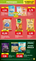 Gazetka promocyjna Lidl - GAZETKA - Gazetka - ważna od 30.03 do 30.03.2024 - strona 57 - produkty: Pistacje, Koc, Słonecznik prażony, Chipsy, Chrupki, Wazon, Przysnacki, Bazyl, Masło